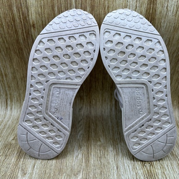 adidas NMD R1 Women's Size 7.5 White Shoes Boost Sneakers Athletic GX8313 - Picture 8 of 10